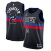 Dres Detroit Pistons Cade Cunningham 2 Jordan 2022-23 Statement Edition Crno Swingman